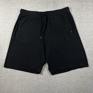 Tasc Performance Shorts Mens XL Black Bamboo Organic Cotton Stretch Athletic Run
